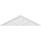 Ekena Millwork Peaked Cap 4 Spoke Architectural Grade PVC Pediment, 76"W x 20"H x 2"P (Pitch 6/12) PEDPS076X200PKC04 - alternate 5